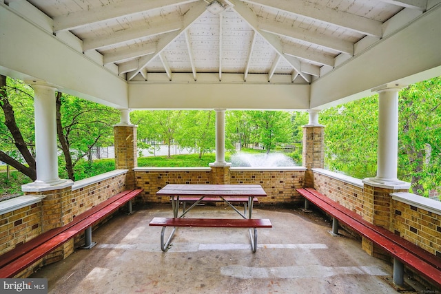 8370 Greensboro Dr Unit 1011, Mclean, VA 22102 - covered porch with a gazebo