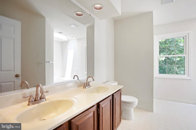 15108 Plum Tree Way, Bowie, MD 20721 - full bath featuring double vanity and tile patterned floors