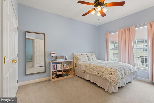 15196 Lancashire Dr, Woodbridge, VA 22191 - bedroom featuring light carpet and a ceiling fan