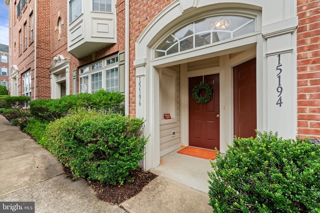 15196 Lancashire Dr, Woodbridge, VA 22191 - view of exterior entry with brick siding