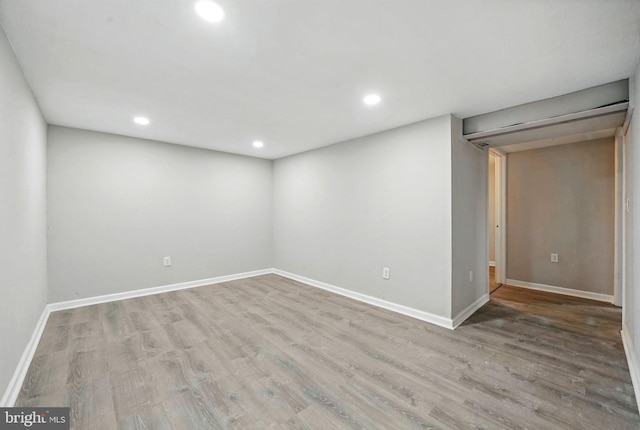 1418 D St, Woodbridge, VA 22191 - empty room with wood finished floors and recessed lighting