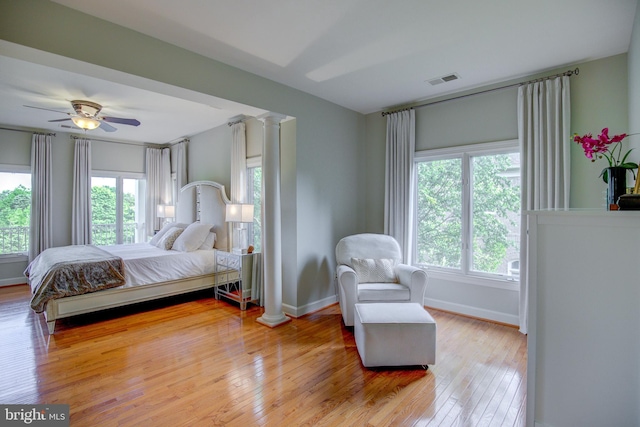 22966 Lois, Brambleton, VA 20148 - bedroom with light wood-type flooring and baseboards