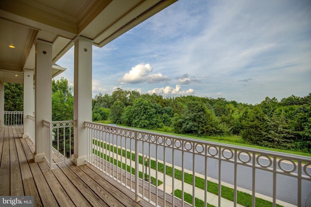 22966 Lois, Brambleton, VA 20148 - view of wooden terrace