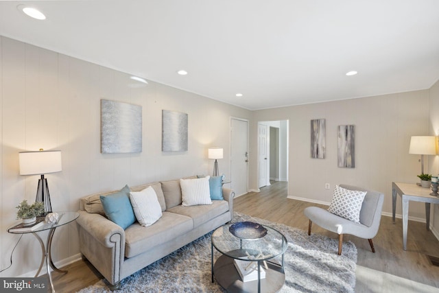17105 Amity Dr, Derwood, MD 20855 - living room featuring wood finished floors and recessed lighting