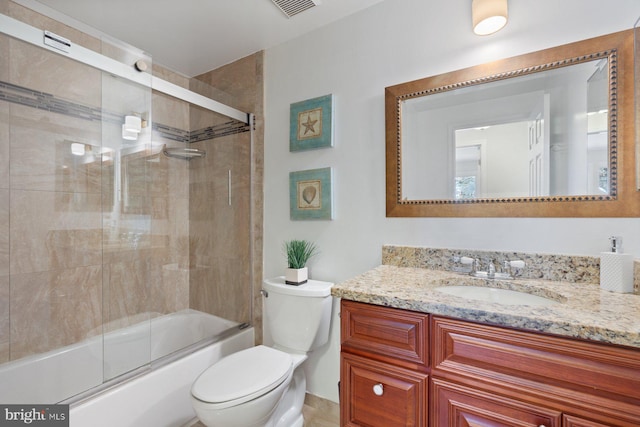 17105 Amity Dr, Derwood, MD 20855 - full bathroom with vanity and combined bath / shower with glass door