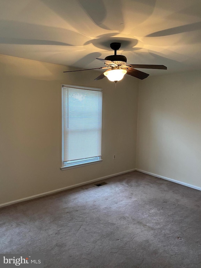 14004 Daleshire Way Unit 49, Burtonsville, MD 20866 - carpeted spare room with ceiling fan and baseboards