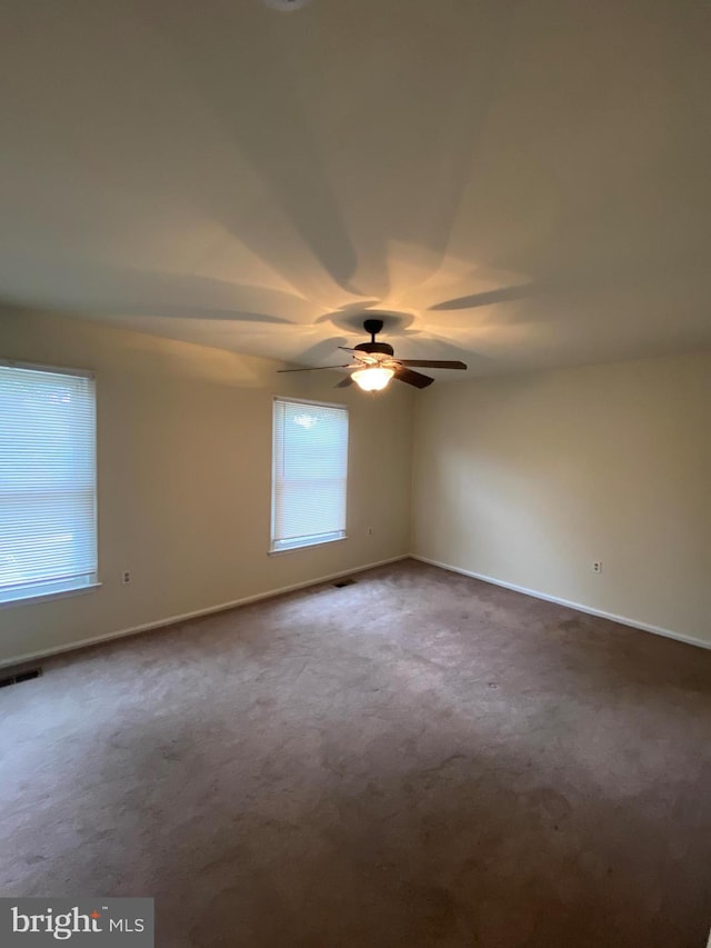 14004 Daleshire Way Unit 49, Burtonsville, MD 20866 - unfurnished room with carpet floors and ceiling fan