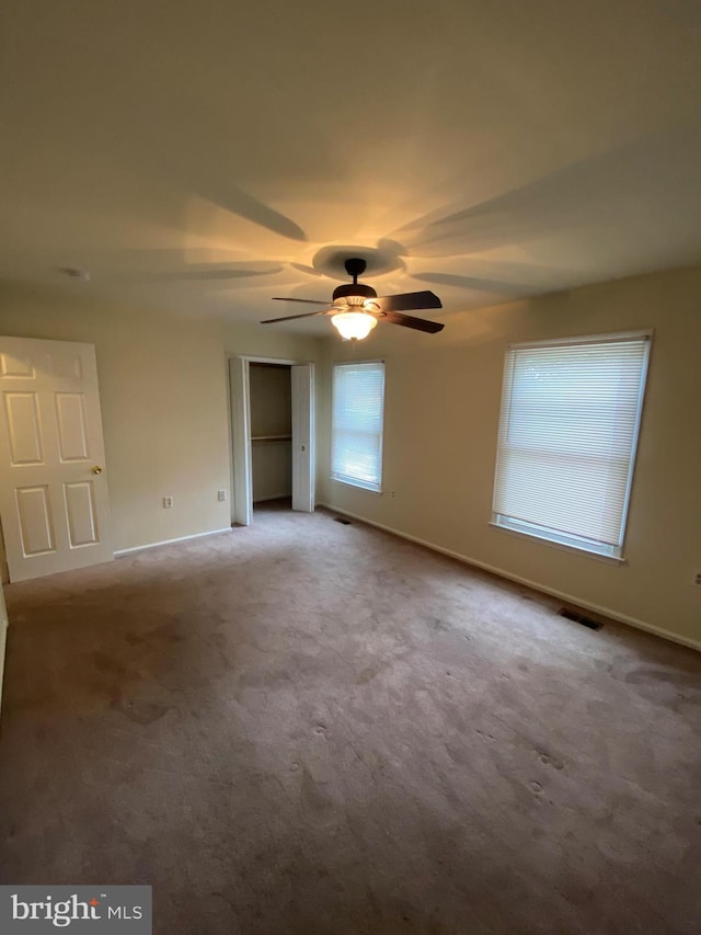 14004 Daleshire Way Unit 49, Burtonsville, MD 20866 - carpeted empty room with baseboards and ceiling fan