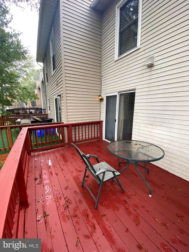 14004 Daleshire Way Unit 49, Burtonsville, MD 20866 - view of wooden deck
