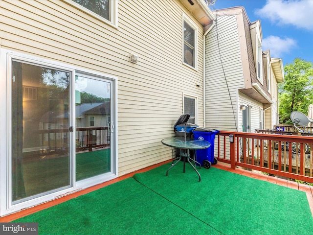 14004 Daleshire Way Unit 49, Burtonsville, MD 20866 - view of wooden terrace