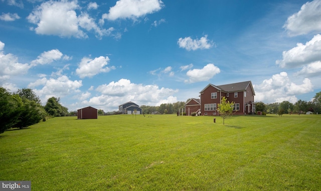 115 Saddle Ridge Ln, Fredericksburg, VA 22406 - view of grassy yard featuring a shed
