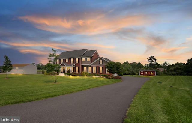 115 Saddle Ridge Ln, Fredericksburg, VA 22406 - colonial house featuring a front lawn and driveway