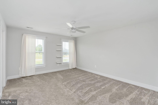 115 Saddle Ridge Ln, Fredericksburg, VA 22406 - empty room featuring ceiling fan and carpet flooring