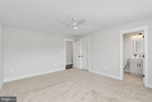 115 Saddle Ridge Ln, Fredericksburg, VA 22406 - unfurnished bedroom with carpet flooring and ensuite bath