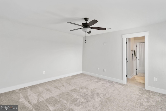 115 Saddle Ridge Ln, Fredericksburg, VA 22406 - unfurnished room with ceiling fan and carpet floors