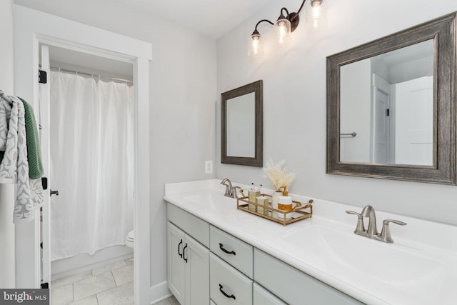 115 Saddle Ridge Ln, Fredericksburg, VA 22406 - bathroom with double vanity and toilet