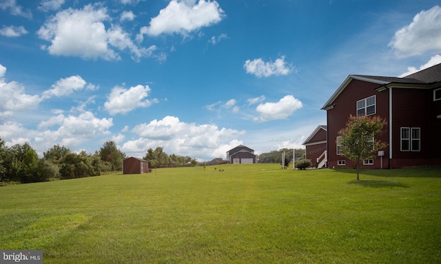 115 Saddle Ridge Ln, Fredericksburg, VA 22406 - view of grassy yard featuring a shed