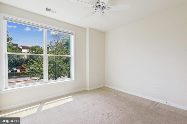 3989 Norton Pl Unit 207, Fairfax, VA 22030 - carpeted empty room featuring baseboards and ceiling fan