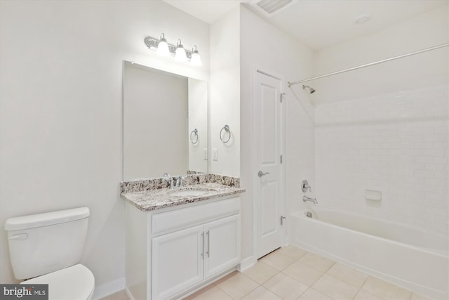 3989 Norton Pl Unit 207, Fairfax, VA 22030 - bathroom featuring vanity, bathing tub / shower combination, and tile patterned flooring