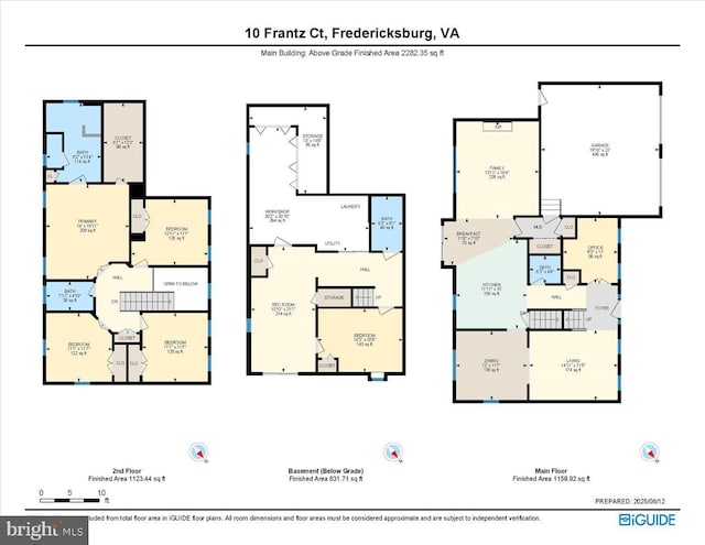 10 Frantz Ct, Fredericksburg, VA 22405 - view of home floor plan