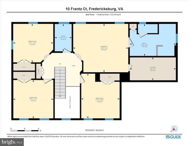 10 Frantz Ct, Fredericksburg, VA 22405 - view of floor plan / room layout