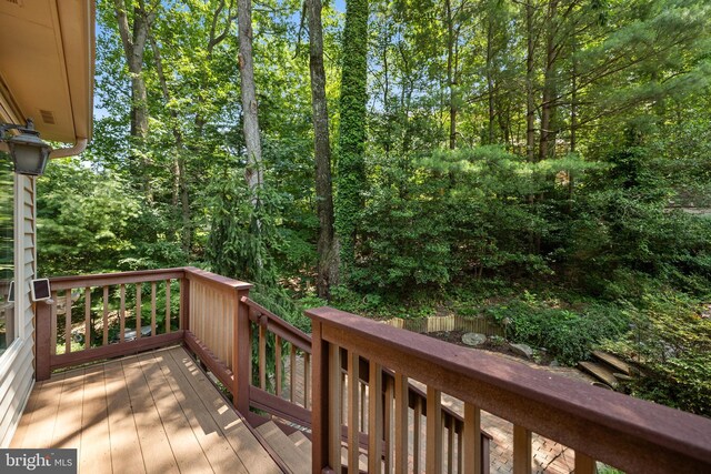 9100 Quarter Ct, Vienna, VA 22182 - view of deck