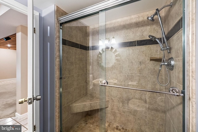 9100 Quarter Ct, Vienna, VA 22182 - full bathroom featuring a shower stall