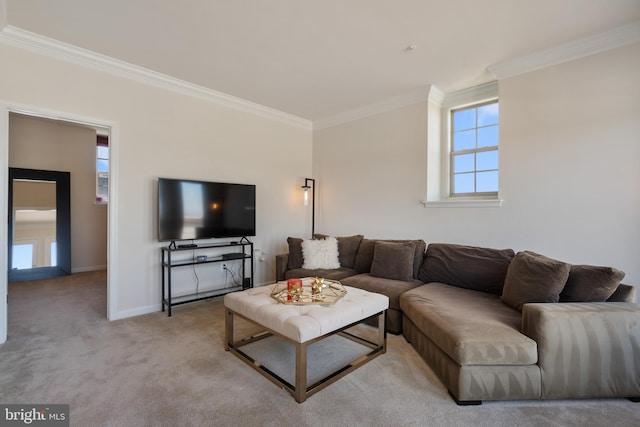 500 Overlook Park Drive 27, Oxon Hill, MD 20745 - living area with crown molding and light colored carpet
