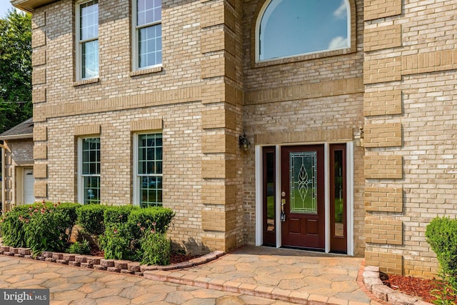 13336 Braddock Rd, Clifton, VA 20124 - doorway to property featuring brick siding