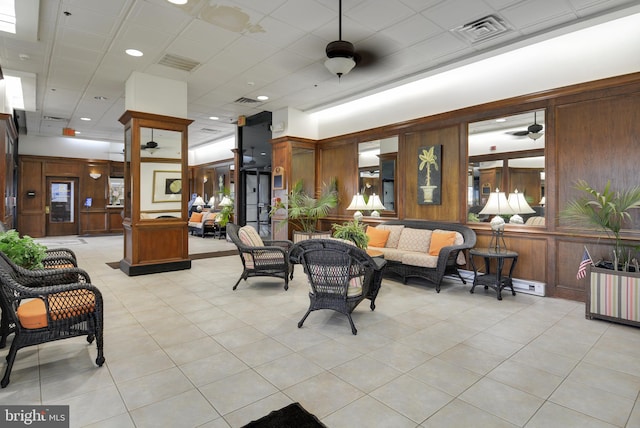 10900 Coastal Hwy Unit 814Golden, Sands, Ocean City, MD 21842 - common area featuring wood walls and recessed lighting