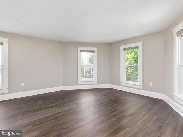 232 Crawford St, Strasburg, VA 22657 - unfurnished room featuring dark wood-type flooring and baseboards