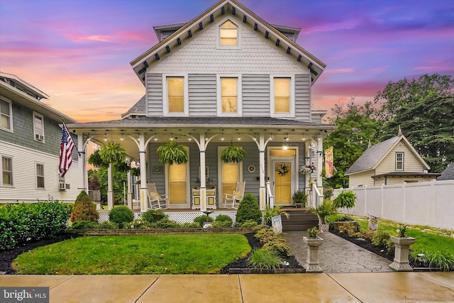 110 S Washington St, Havre De Grace, MD 21078 - view of front of home featuring covered porch