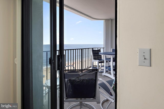 9800 Coastal Hwy Unit 1207, Ocean City, MD 21842 - balcony with a water view