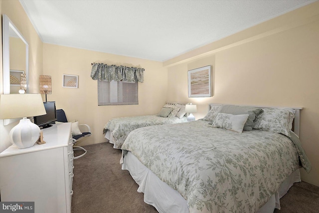 9800 Coastal Hwy Unit 1207, Ocean City, MD 21842 - bedroom featuring dark colored carpet and an office area