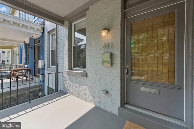643 Keefer Pl NW, Washington, DC 20010 - property entrance with brick siding