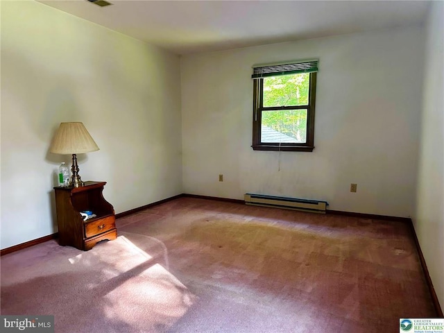 93 Sassafras, Lehighton, PA 18235 - unfurnished room with a baseboard radiator and carpet flooring