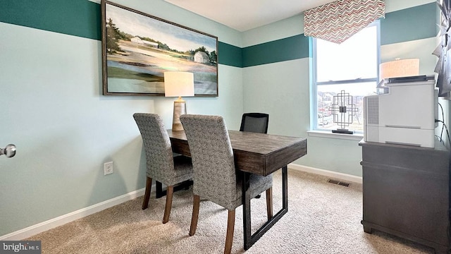 824 Mersey Ln, Salisbury, MD 21801 - dining room with carpet and an office area