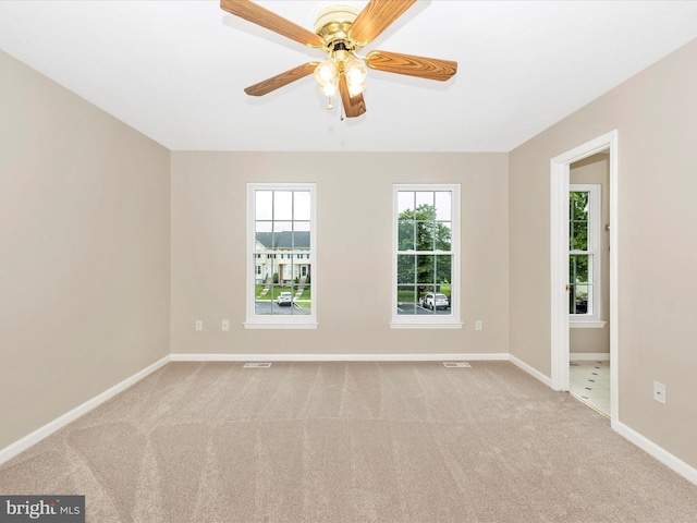 5220 Earles Ct, Frederick, MD 21703 - spare room with carpet flooring and ceiling fan