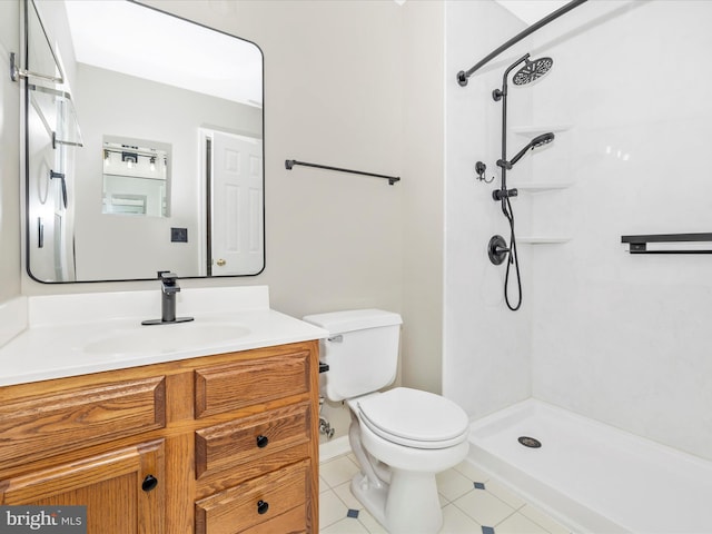 5220 Earles Ct, Frederick, MD 21703 - full bathroom with a shower, vanity, and tile patterned floors