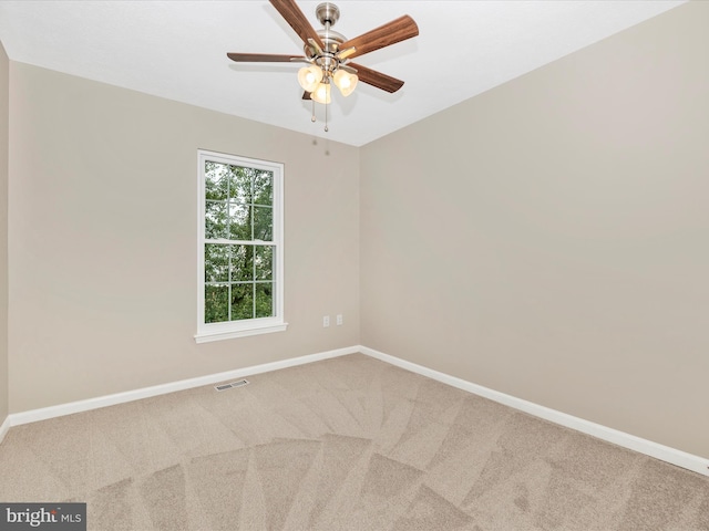 5220 Earles Ct, Frederick, MD 21703 - carpeted empty room with baseboards and a ceiling fan