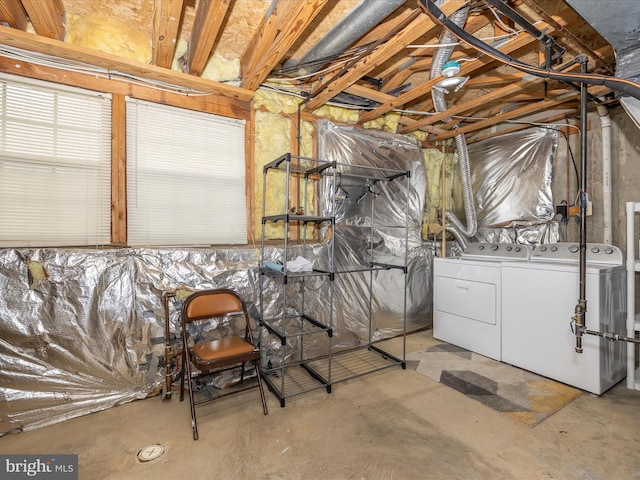 5220 Earles Ct, Frederick, MD 21703 - below grade area featuring washer and dryer