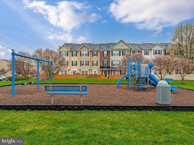 5220 Earles Ct, Frederick, MD 21703 - community jungle gym with a yard and a residential view