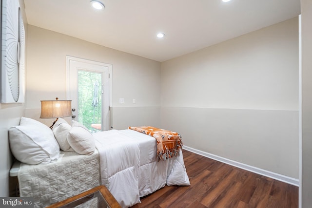 7781 Monaghan Rd, Glen Burnie, MD 21060 - bedroom with wood finished floors and recessed lighting