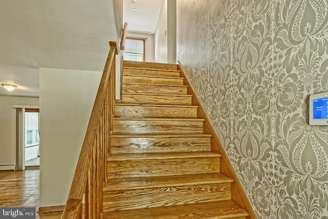 34 Barrett Ave, Hammonton, NJ 08037 - stairs featuring wood finished floors