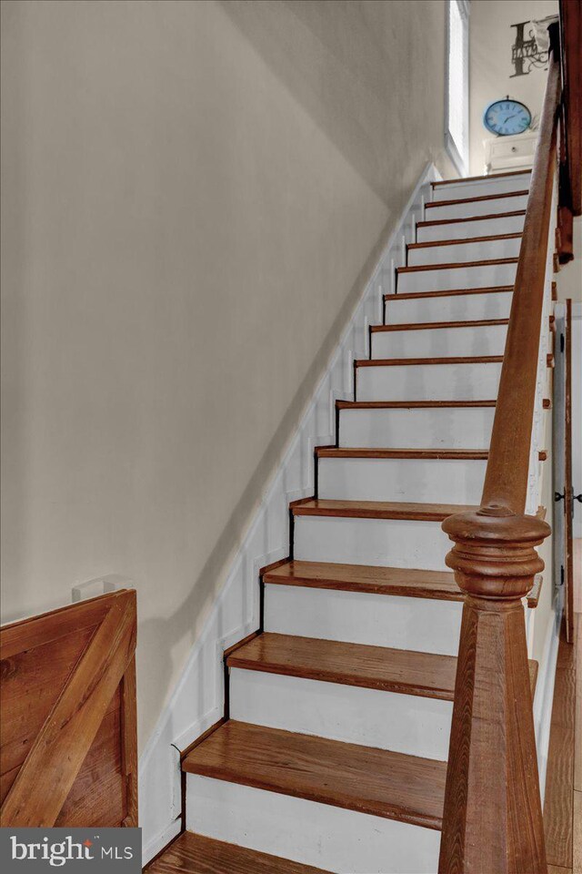 120 Hook St, Birdsboro, PA 19508 - stairs featuring wood finished floors