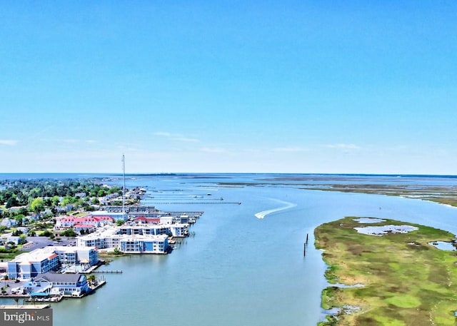 6180 Marsh Island Dr, Chincoteague Island, VA 23336 - bird's eye view of a nearby body of water