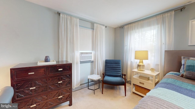 1047 Brookfield Cir, Quakertown, PA 18951 - bedroom featuring light carpet and cooling unit