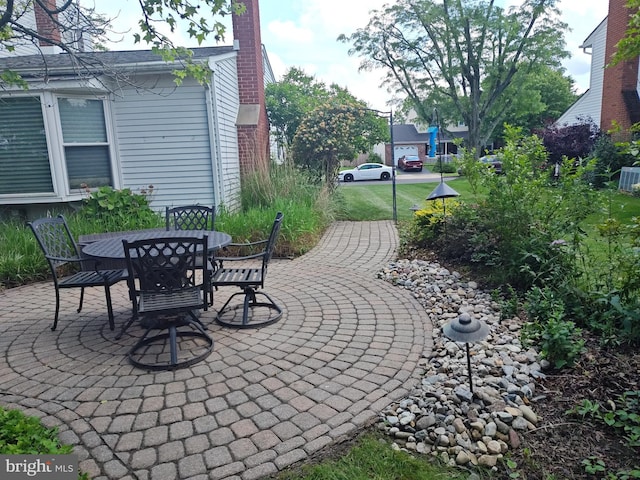 1047 Brookfield Cir, Quakertown, PA 18951 - view of patio featuring outdoor dining area