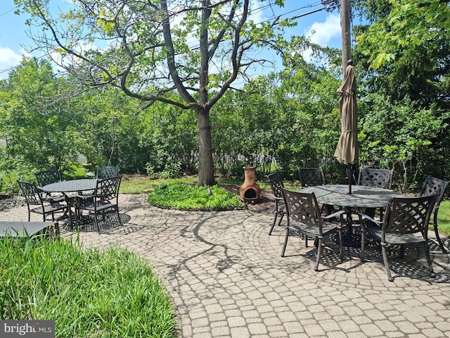1047 Brookfield Cir, Quakertown, PA 18951 - view of patio featuring outdoor dining area
