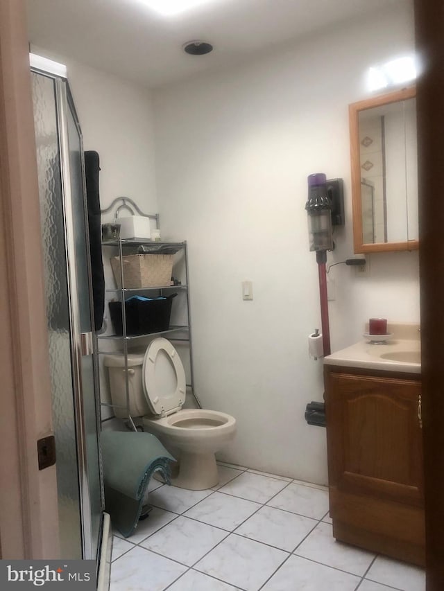 4330 Province Line Rd, Lawrenceville, NJ 08648 - bathroom featuring vanity, a stall shower, and tile patterned floors